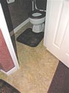 Bathroom floors decorated in faux paint finish Hearthstone Multi